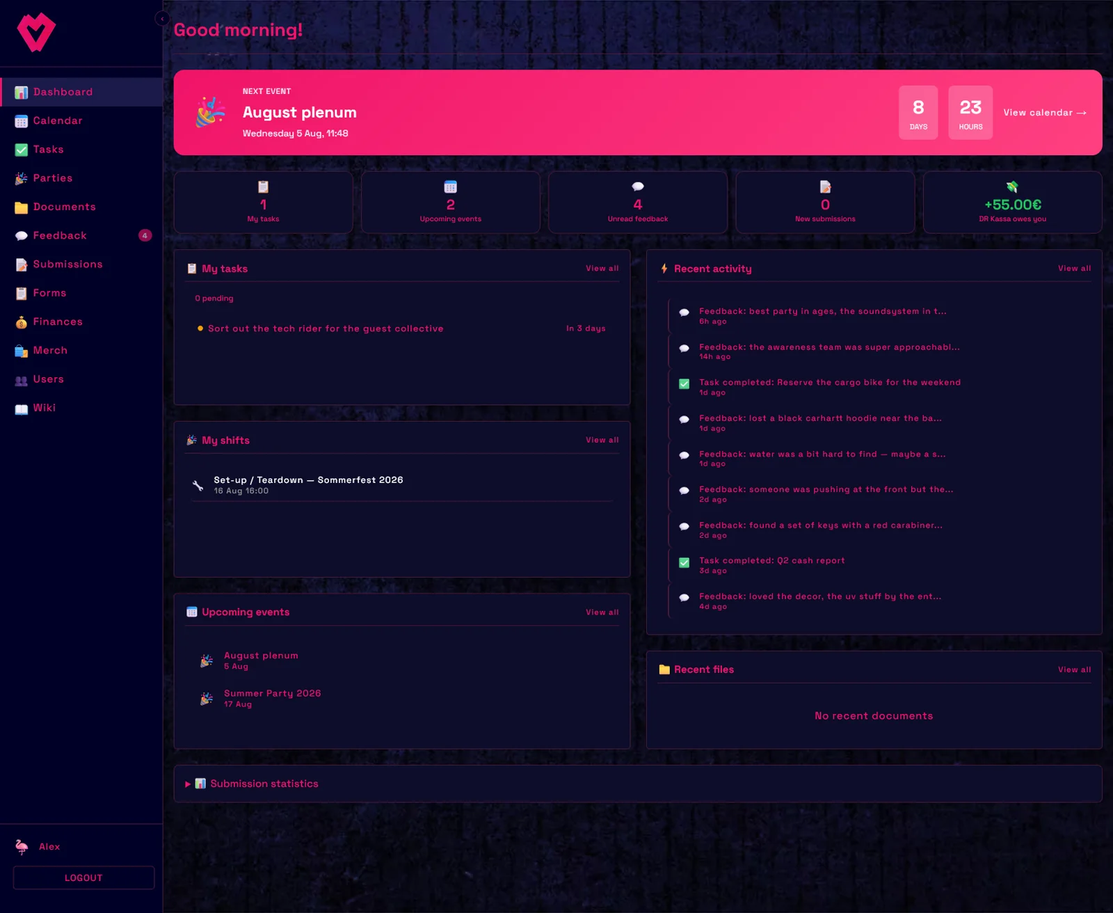 Dashboard