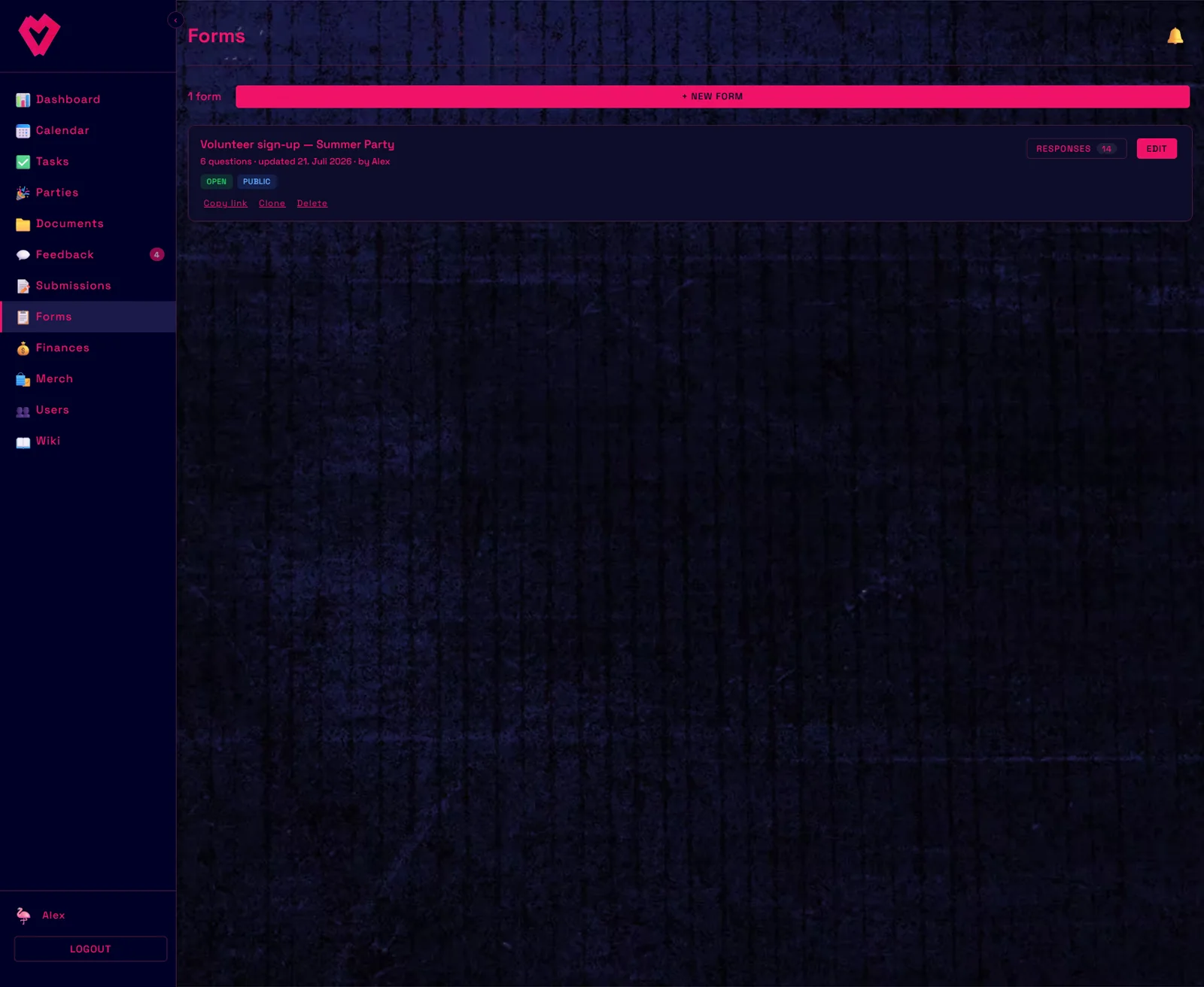 Formular-Baukasten