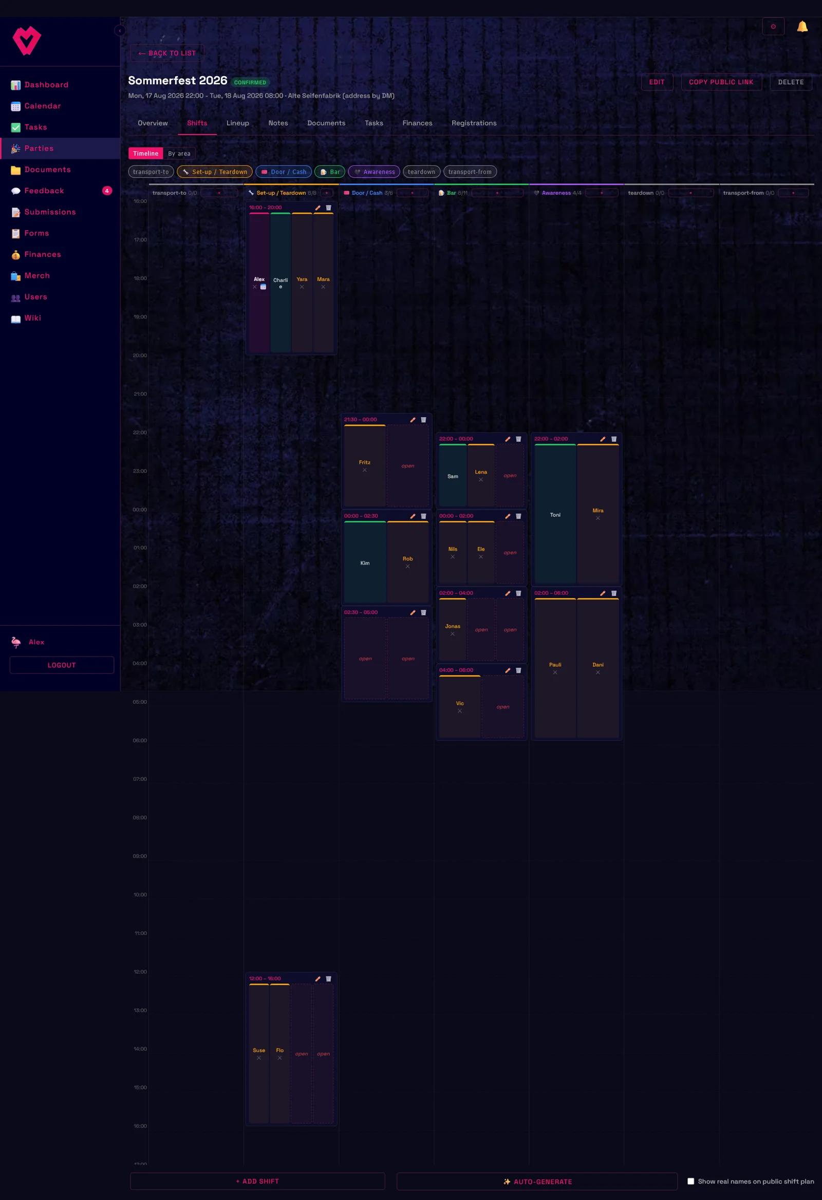 Schichtplan